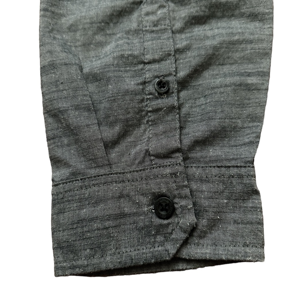 Roark Revival Shirt Mens XL Long Sleeve Button Down Pocket Gray Cotton Polyester - Picture 4 of 6
